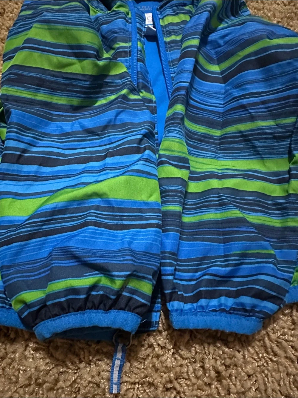 Columbia Striped Windbreaker Jacket 3T Boys